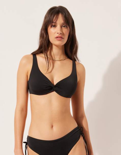 Calzedonia Balconette bikini top indonesia in indonesia black