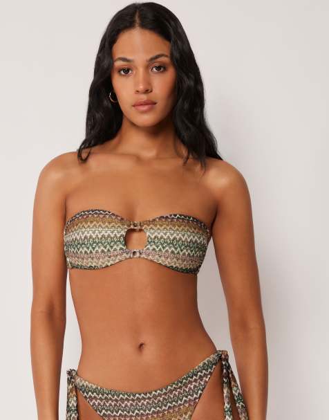Calzedonia Bandeau bikini top elegant in multicolor - view 1