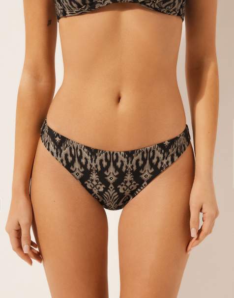 Calzedonia Bikini bottoms golden in black and gold - view 1