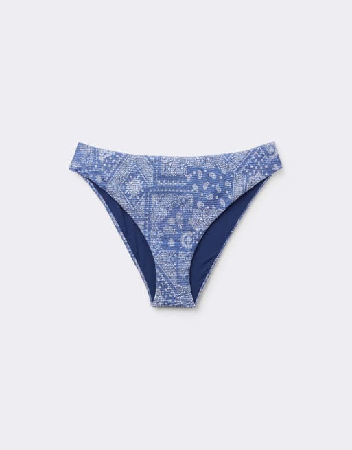 Calzedonia Bikini bottoms paisley in light blue, 5 of 5