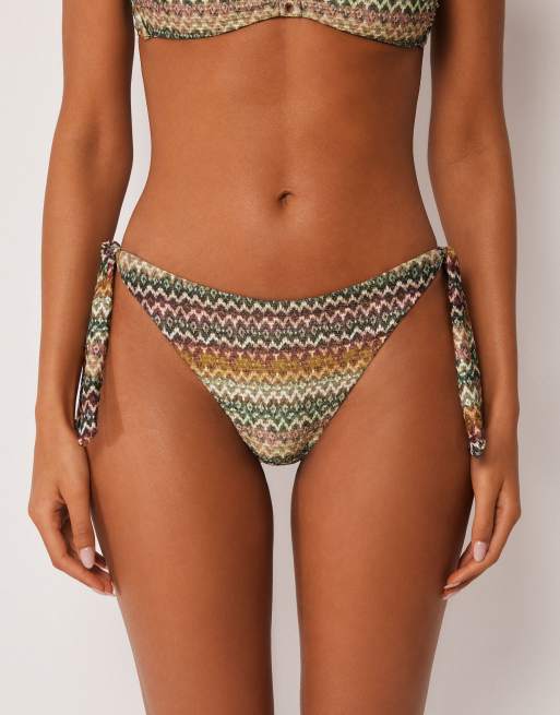 Calzedonia Bow bikini bottoms elegant in multicolor