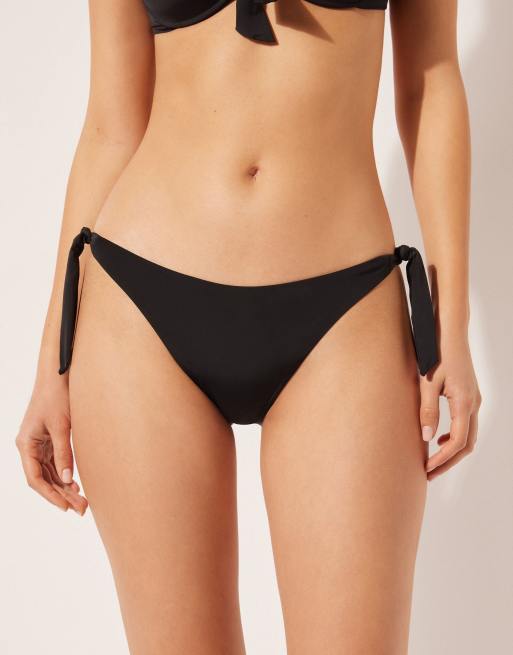 Calzedonia Bow bikini bottoms indonesia in indonesia black, 4 of 4
