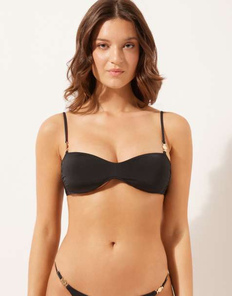 Calzedonia Brassiere bikini top minimal fit in minimal fit black - view 1