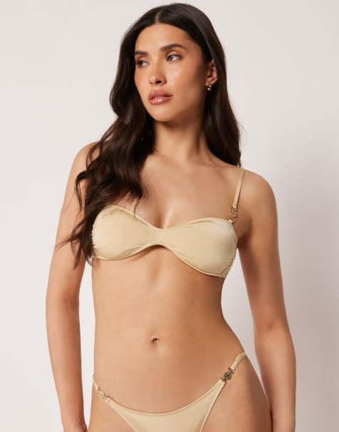 Calzedonia Brassiere bikini top minimal fit in vanilla beige