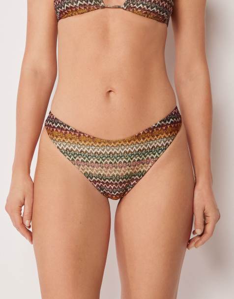Calzedonia Brazilian bikini bottoms elegant in multicolor - view 1
