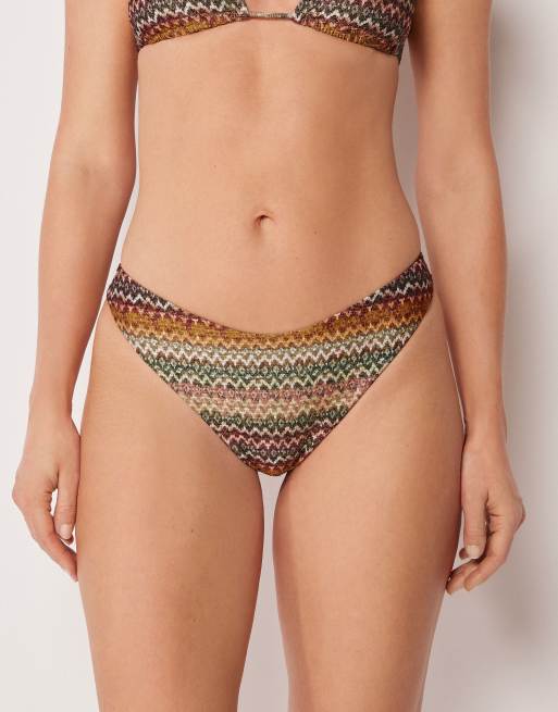 Calzedonia Brazilian bikini bottoms elegant in multicolor