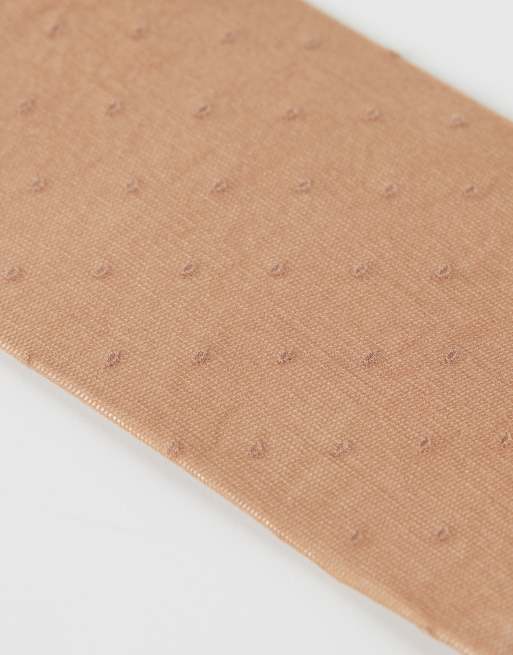 Calzedonia Classic patterned socks in beige 6 polka dots, 2 of 2