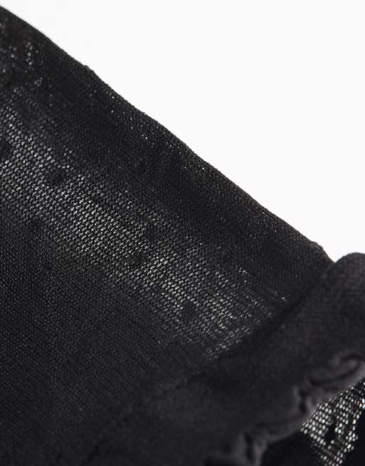 Calzedonia Classic patterned socks in black polka dot, 2 of 2