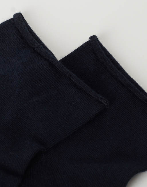 Calzedonia Cotton bandless short socks in blue, 5 of 5