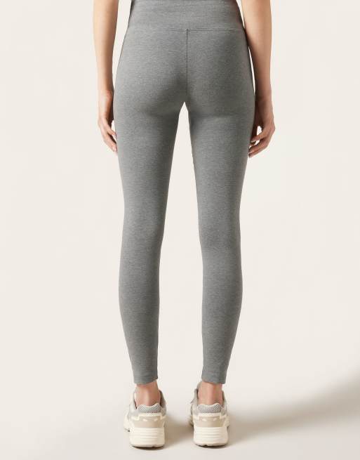 Calzedonia Cotton leggings in mid grey blend, 2 of 3
