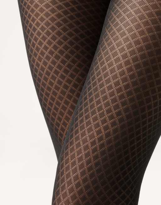 Calzedonia Diamond tights in black, 4 of 4