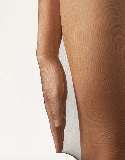 Calzedonia Essential 20 denier sheer tights in black, 3 of 5