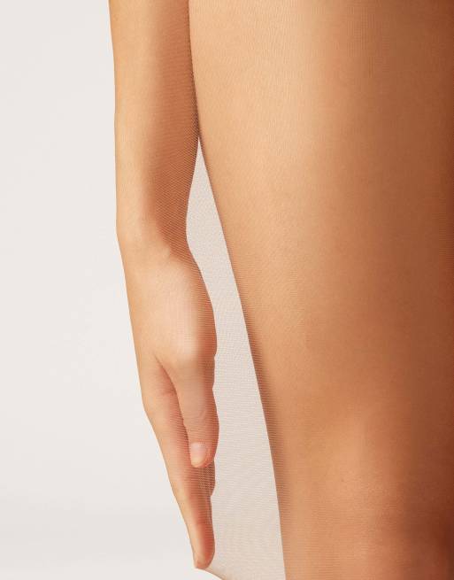 Calzedonia Essential 20 denier sheer tights in caramel, 3 of 5
