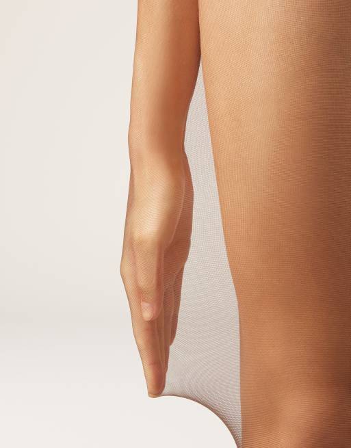 Calzedonia Essential 20 denier sheer tights in mocha, 3 of 5