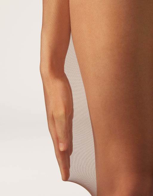 Calzedonia Essential 40 denier sheer tights in brown, 3 of 5