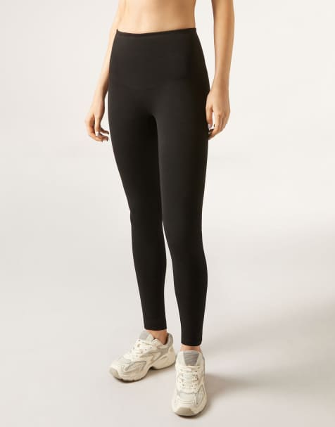 Calzedonia Essential sculpt leggings in black - view 1