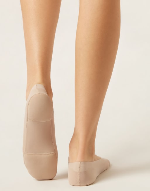 Calzedonia Extra comfort no-show socks in beige, 2 of 3
