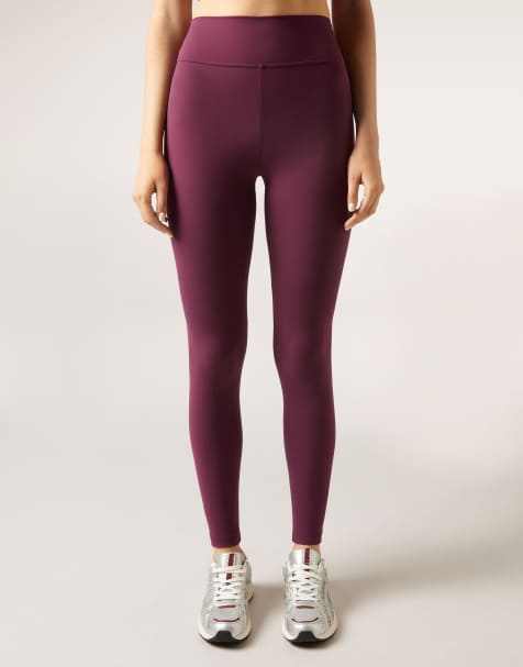 Calzedonia First class leggings in burgundy red