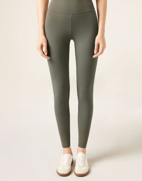 Calzedonia First class leggings in military green - view 1