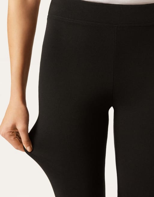Calzedonia Flared leggings in black, 3 of 4