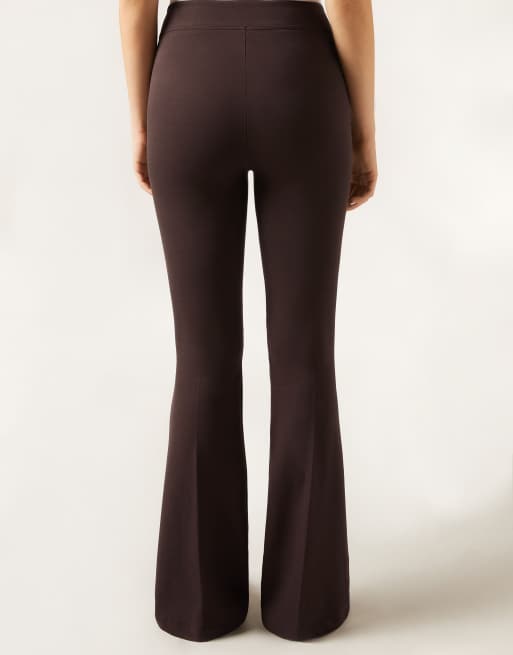 Calzedonia Flared trousers in brown, 2 of 5