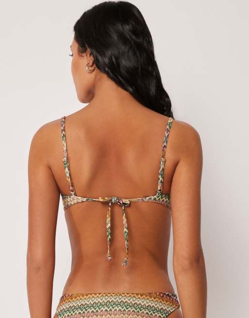 Calzedonia Fuller Bust Balconette bikini top elegant in multicolor, 2 of 4