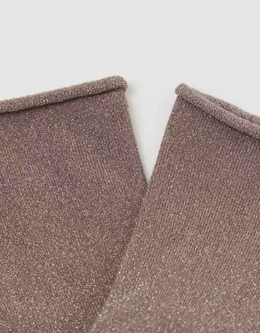 Calzedonia Glitter socks in taupe, 4 of 4