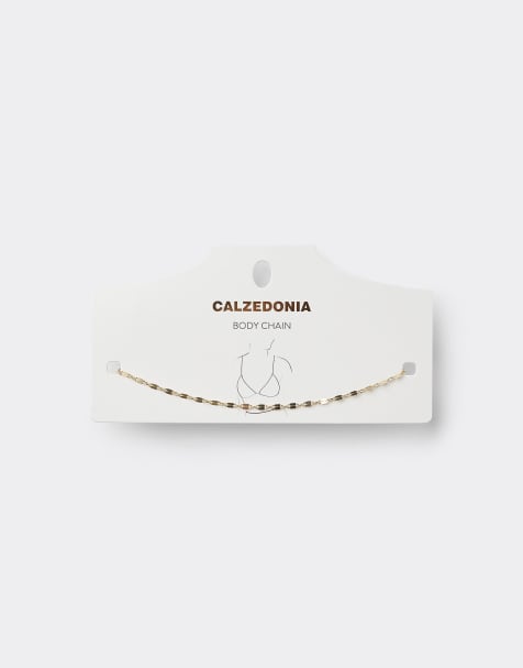 Calzedonia Gold-tone body chain in gold - view 1