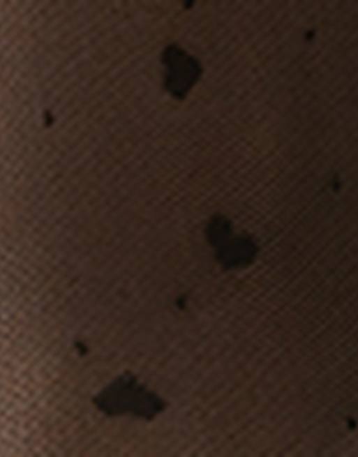 Calzedonia Heart and polka dot pattern socks in black, 3 of 3