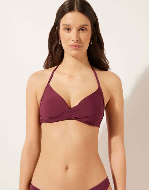 Calzedonia Indonesia in burgundy red
