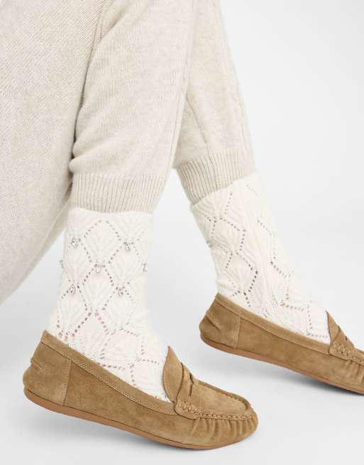 Calzedonia Jewel gemstone socks in milk, 2 of 4