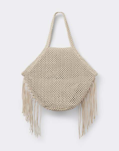 Calzedonia Knitted bag in ivory white - view 1