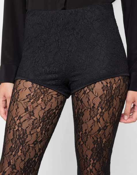 Calzedonia Lace culottes in black lace