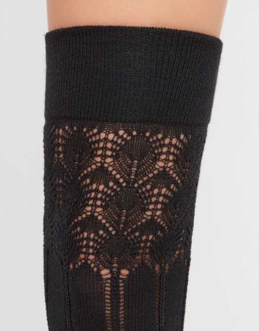 Calzedonia Lace effect in black lace, 3 of 3