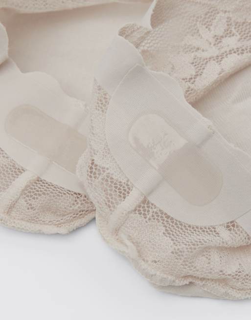 Calzedonia Lace no-show socks in sand, 4 of 4