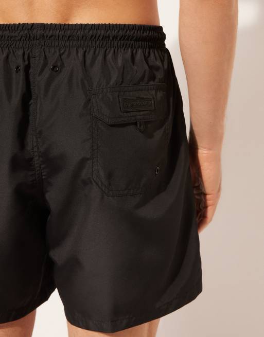 Calzedonia Men’s boxer swim shorts formentera in black, 3 of 4
