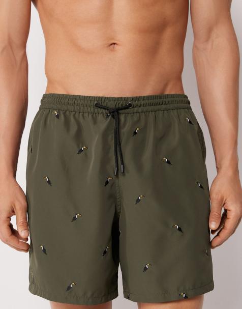 Calzedonia Men’s pattern swim boxer formentera in island tucan - view 1