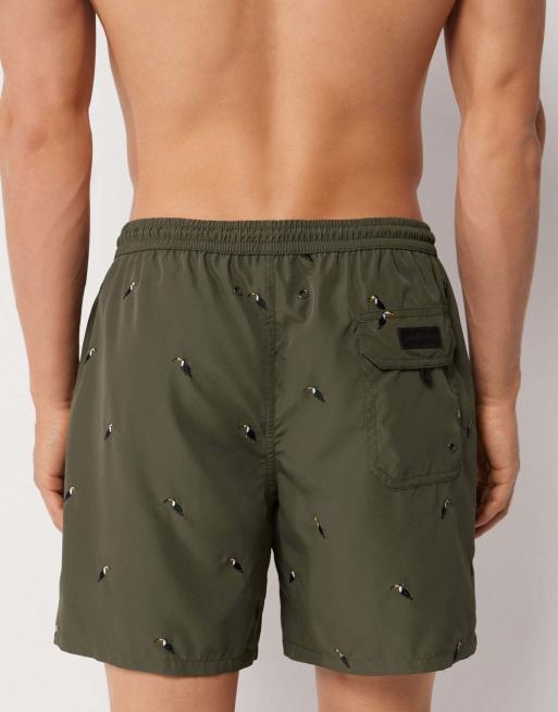 Calzedonia Men’s pattern swim boxer formentera in island tucan, 2 of 5