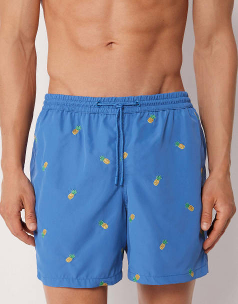 Calzedonia Men’s pattern swim boxer formentera in tropical pineapple - view 1