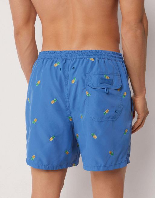 Calzedonia Men’s pattern swim boxer formentera in tropical pineapple, 2 of 5