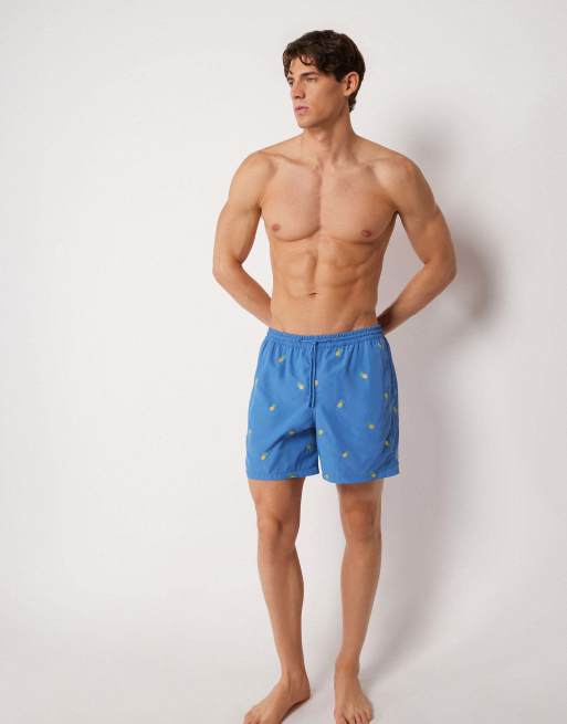 Calzedonia Men’s pattern swim boxer formentera in tropical pineapple, 4 of 5