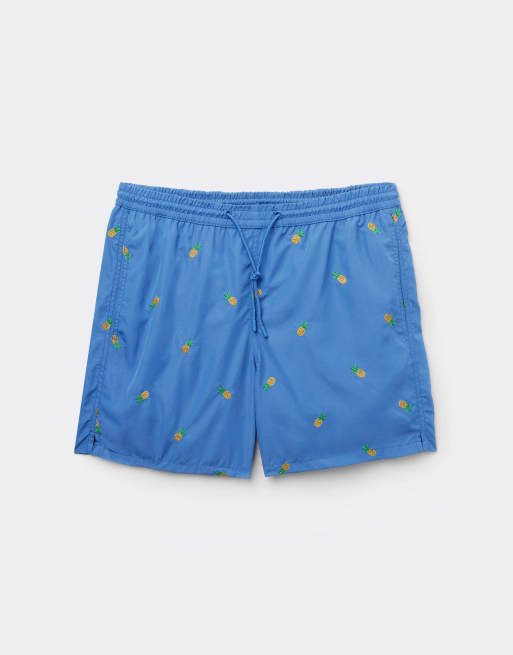 Calzedonia Men’s pattern swim boxer formentera in tropical pineapple, 5 of 5