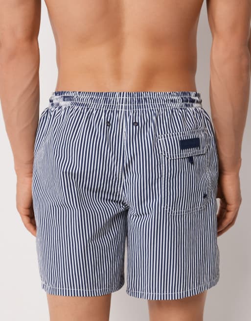 Calzedonia Men’s patterned swim shorts formentera in royal blue, 4 of 4
