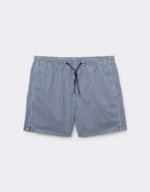 Calzedonia Men’s patterned swim shorts formentera in royal blue, 5 of 5
