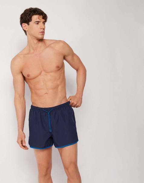 Calzedonia Men’s sport boxer swim shorts ibiza in royal blue intense blue