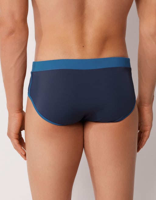 Calzedonia Men’s swim briefs malindi in royal blue intense blue, 3 of 4
