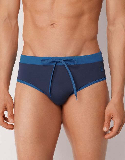 Calzedonia Men’s swim briefs malindi in royal blue intense blue, 4 of 4