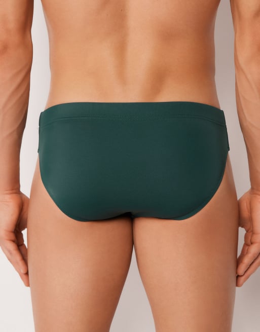 Calzedonia Men’s swim briefs rio in jungle green, 2 of 4