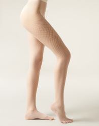 Calzedonia Micronet tights in ivory