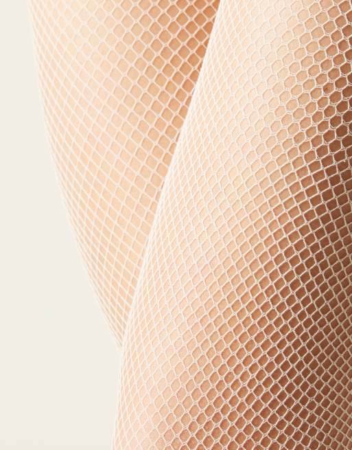 Calzedonia Micronet tights in ivory, 4 of 4